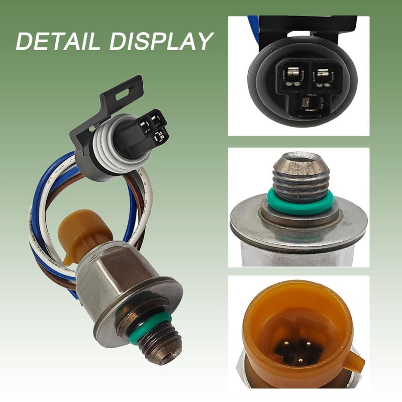 repustor Fuel Injection Pressure Sensor ICP Sensor with Pigtail Kit Compatible with 04-10 6.0L Ford Powerstroke Diesel E-350 E-450 Excursion F-250 F-350 F-450 F-550 F-750 Replace 1845428C92 4C3Z9F838A - Image 3